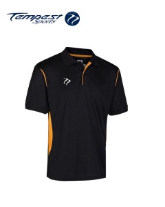 Tempest CK Black Yellow Training Polo Shirt